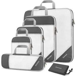 Compression Packing Cubes, Gonex Extensible Storage Mesh Bags Organizers